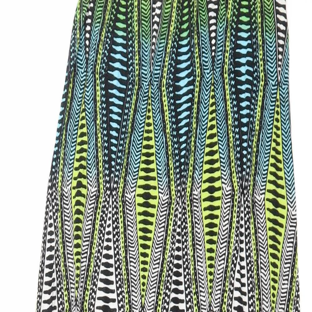 NEXT Womens Multicoloured Geometric Jersey Maxi  Size 8