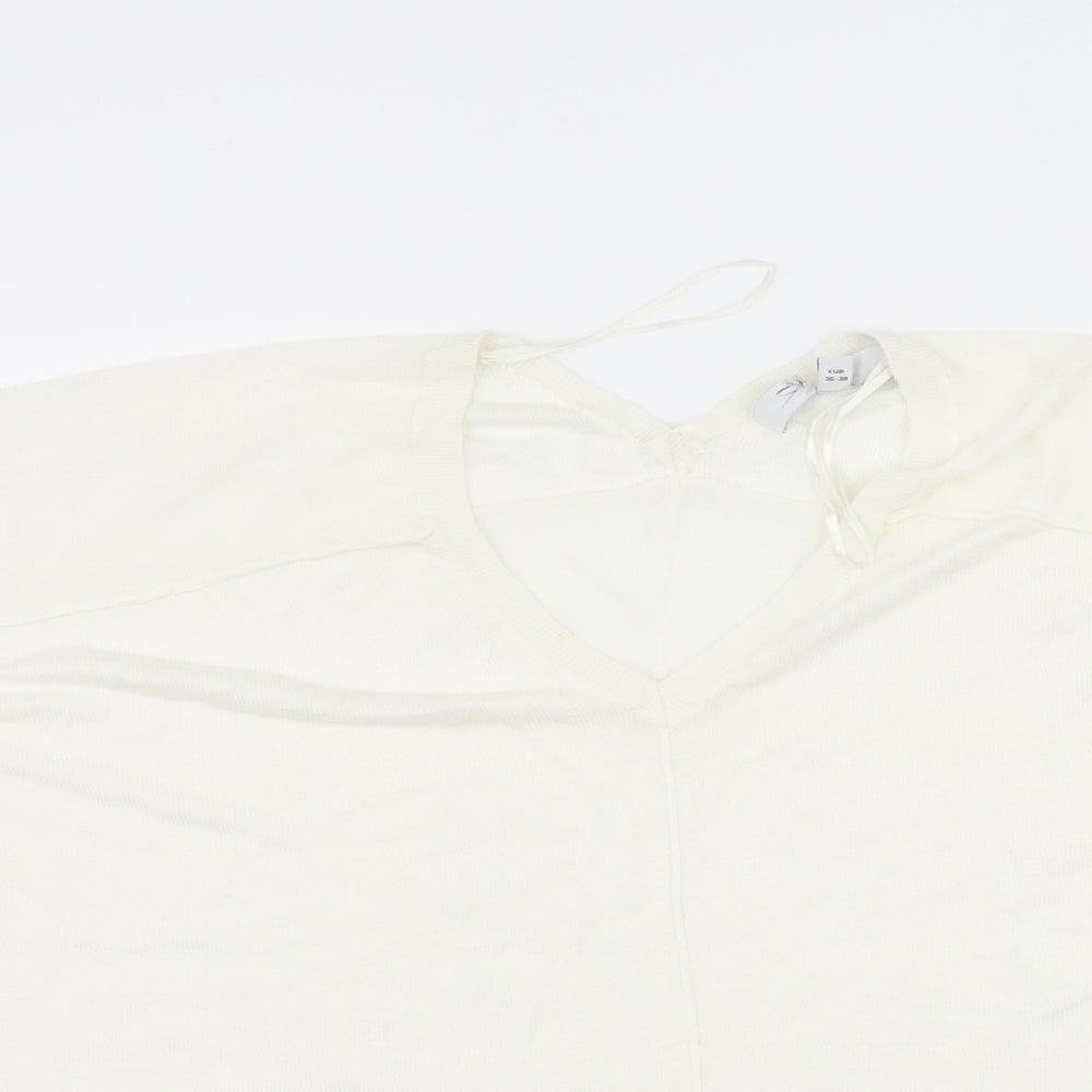 Preworn Womens Ivory  Knit Pullover Jumper Size S