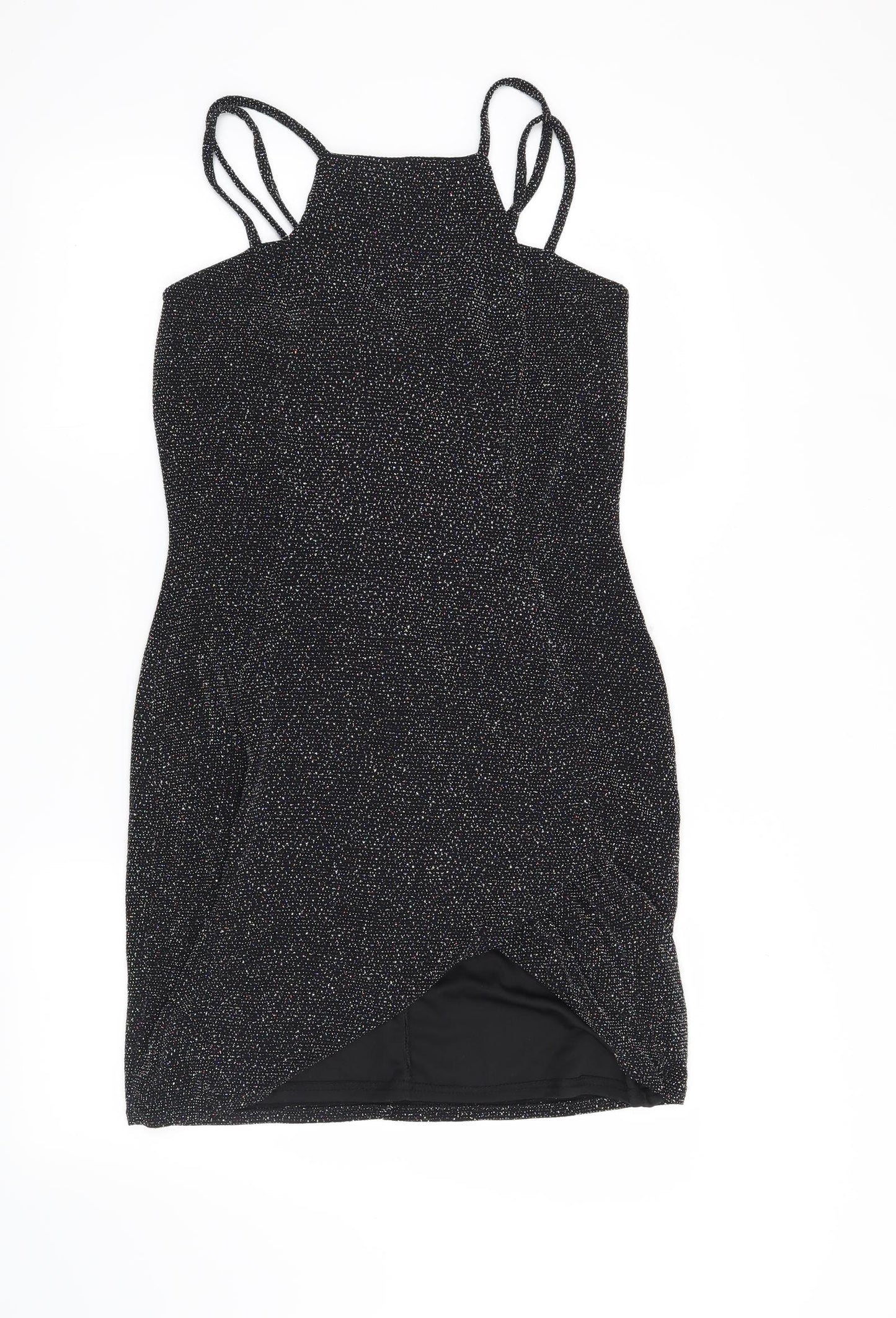 Preworn Womens Black   Bodycon  Size 14