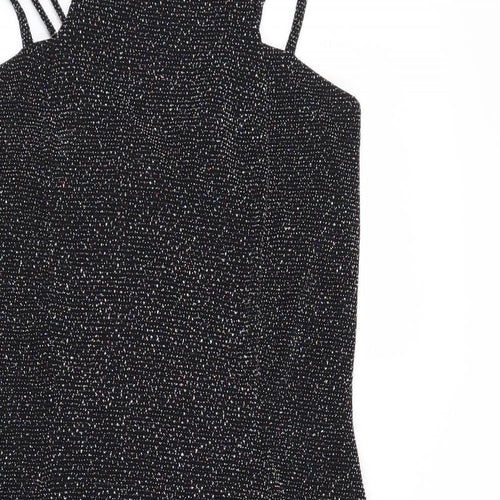 Preworn Womens Black   Bodycon  Size 14