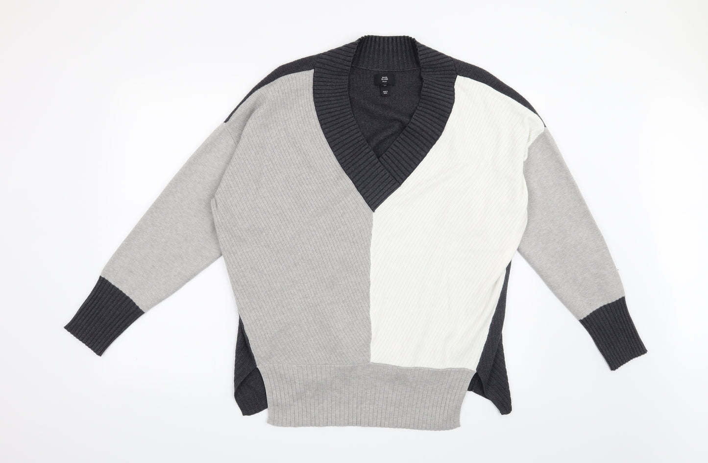 River Island Womens Grey   Pullover Jumper Size 18