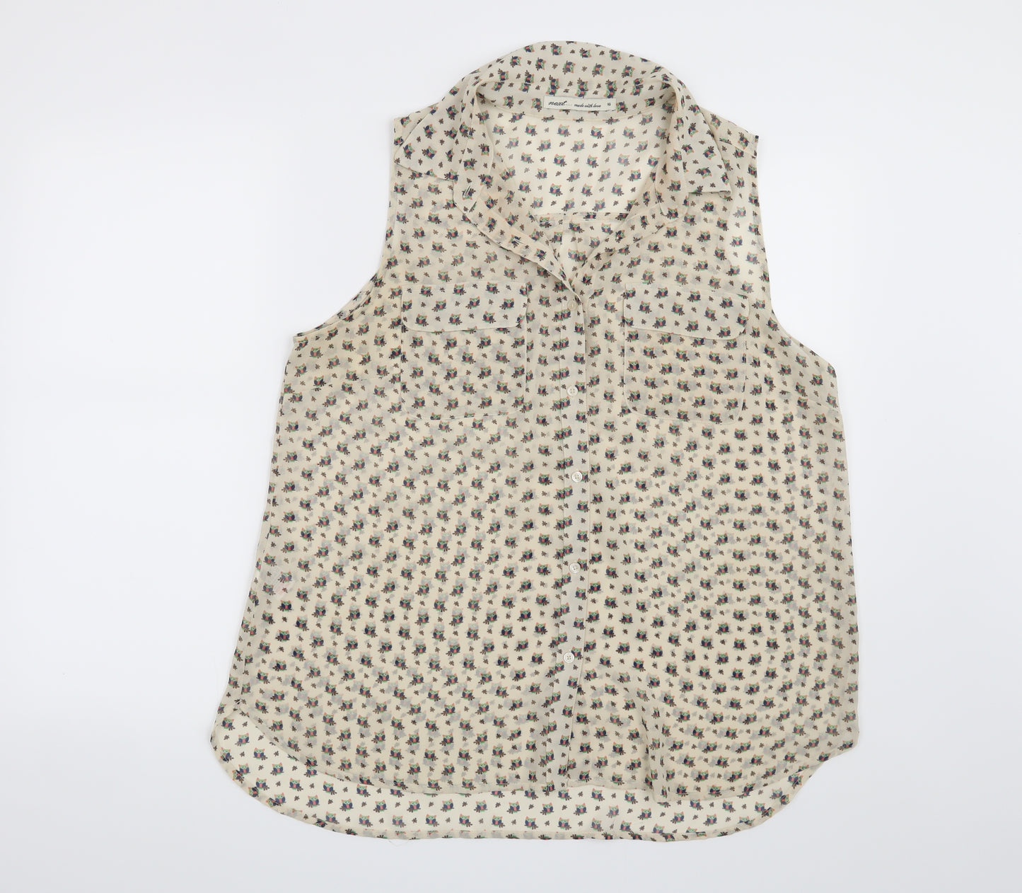 NEXT Womens Beige   Basic Blouse Size 16