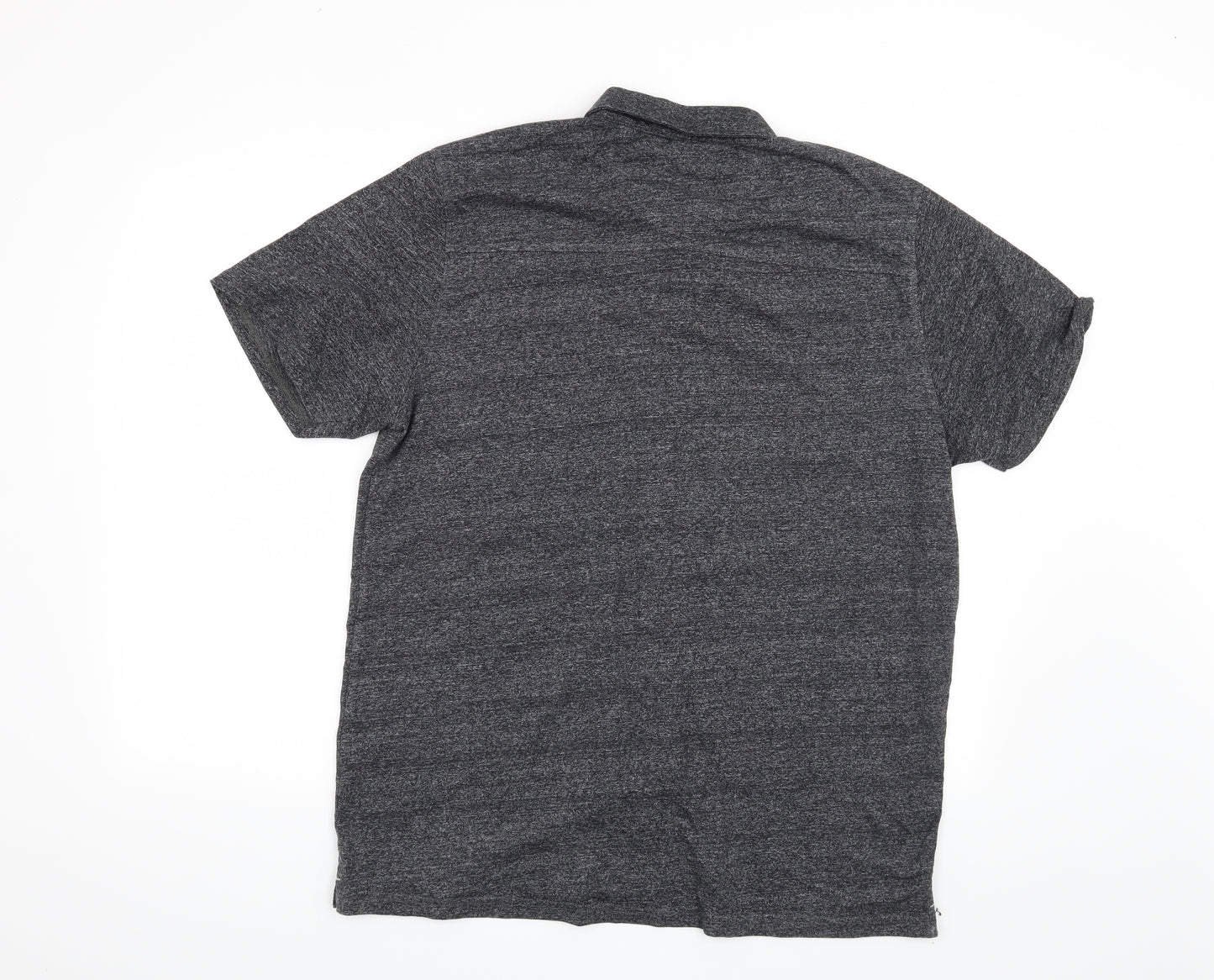 Easy Mens Grey    Button-Up Size XL