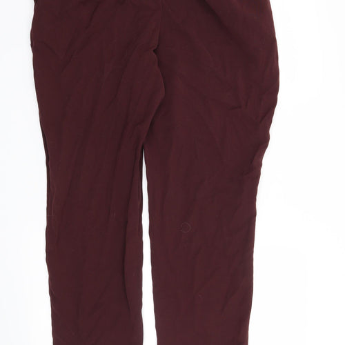 Preworn Womens Red   Trousers  Size 34 in L28 in