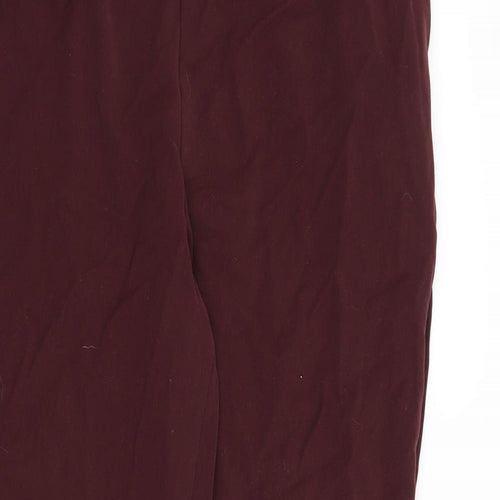 Preworn Womens Red   Trousers  Size 34 in L28 in