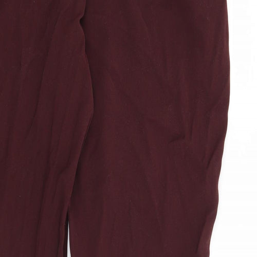 Preworn Womens Red   Trousers  Size 34 in L28 in
