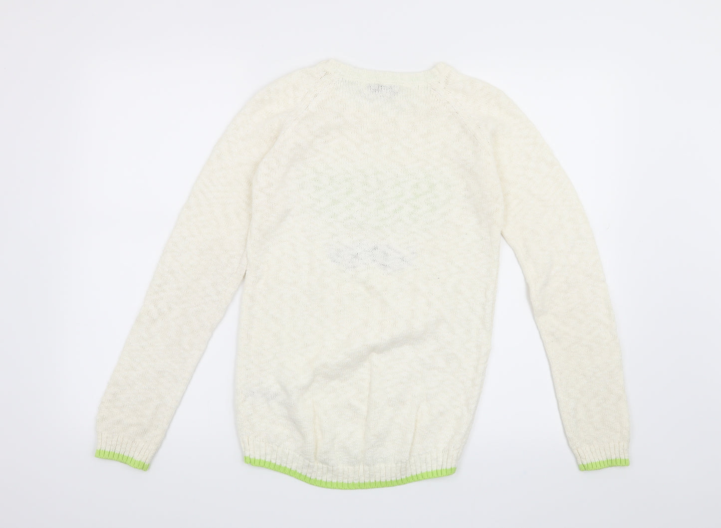 George Girls Beige   Pullover Jumper Size 12-13 Years  - Face