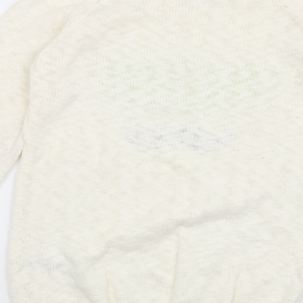 George Girls Beige   Pullover Jumper Size 12-13 Years  - Face