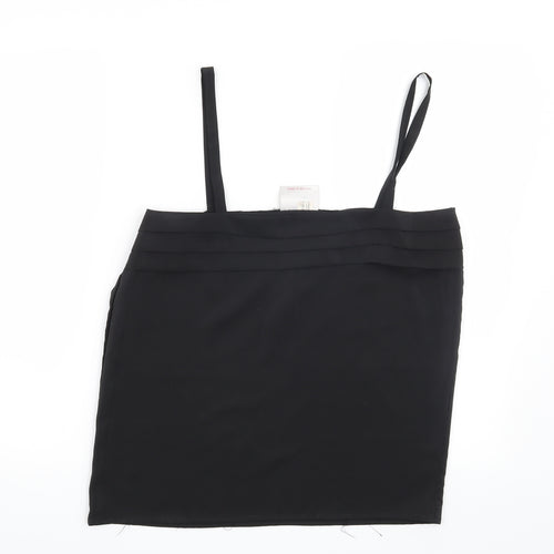 Preworn Womens Black   Basic Blouse Size 14