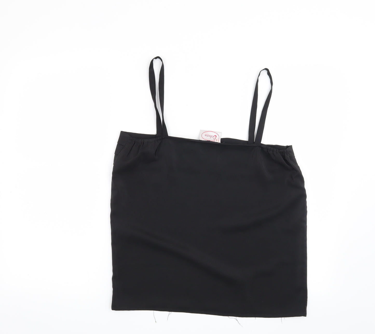 Preworn Womens Black   Basic Blouse Size 14
