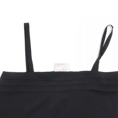 Preworn Womens Black   Basic Blouse Size 14