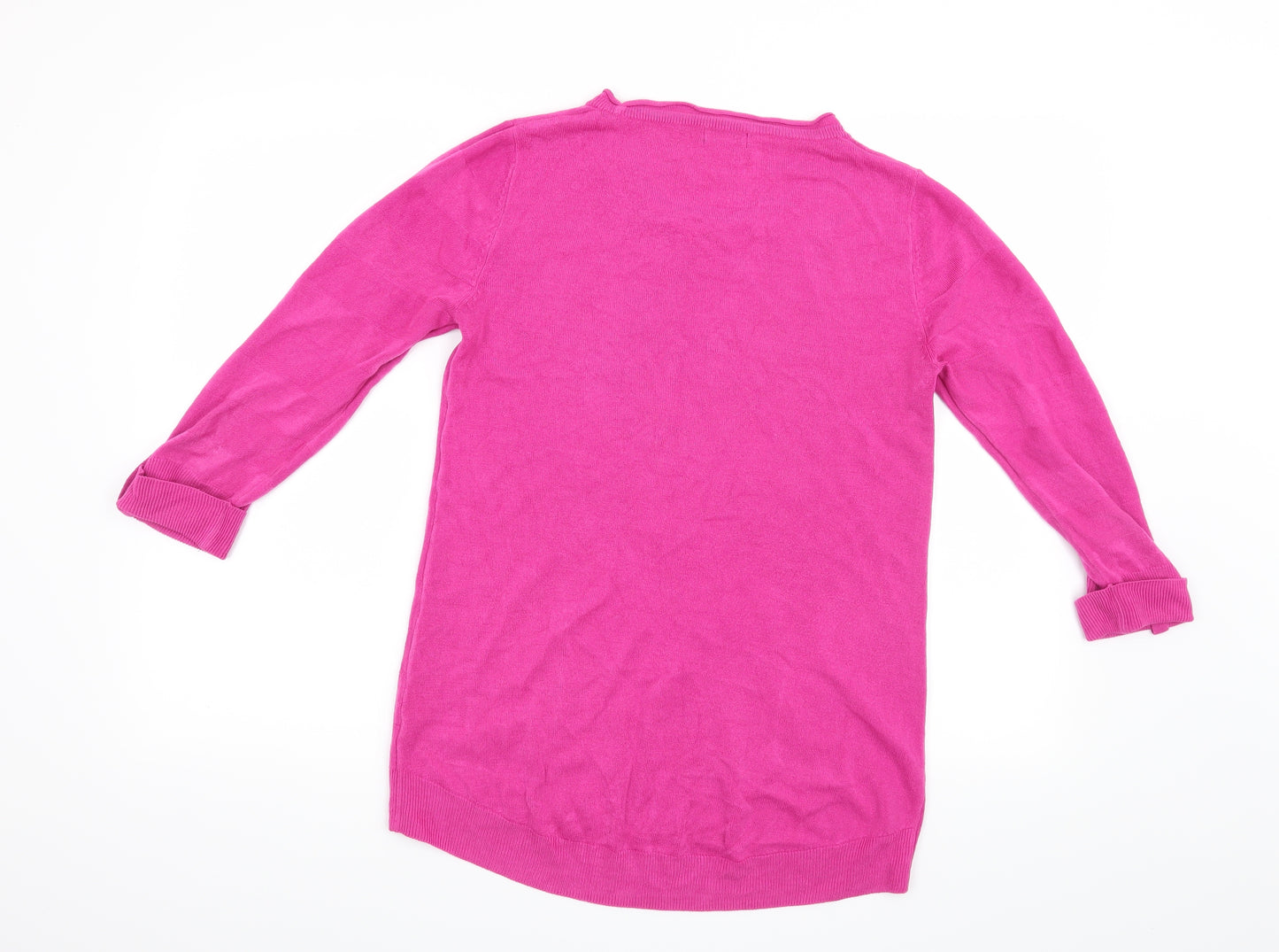 F&F Womens Pink Striped  Pullover Jumper Size 10