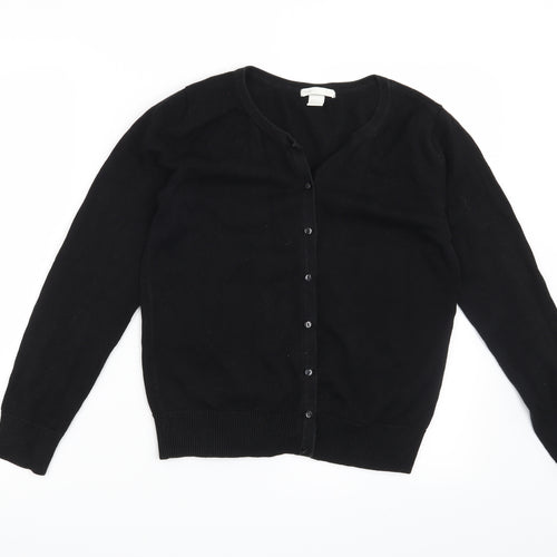 H&M Womens Black   Cardigan Jumper Size S
