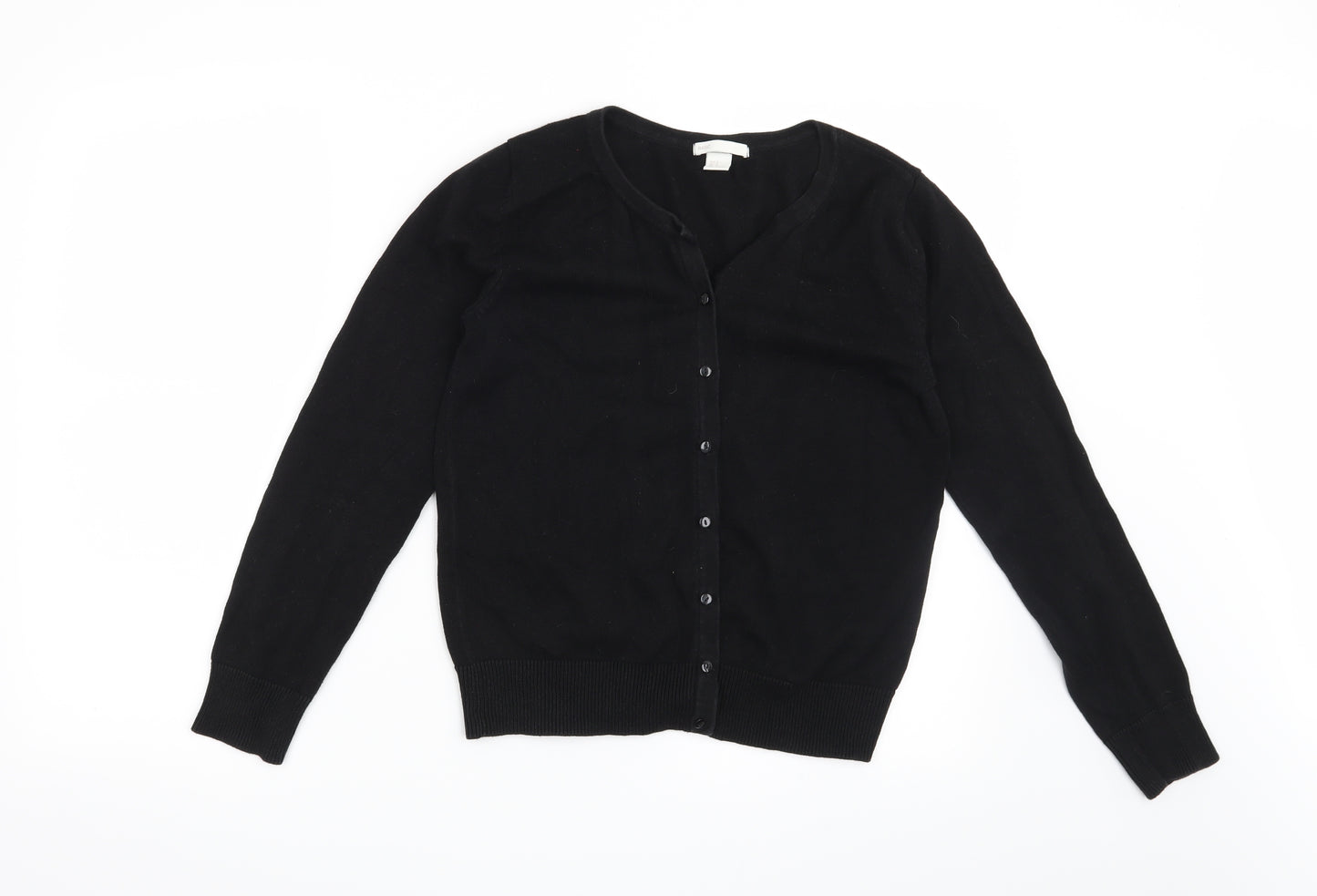 H&M Womens Black   Cardigan Jumper Size S