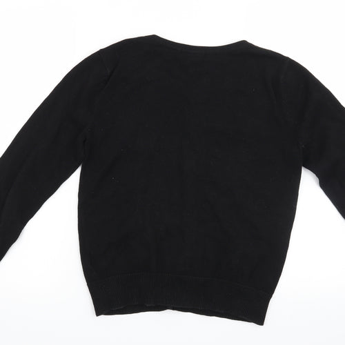 H&M Womens Black   Cardigan Jumper Size S
