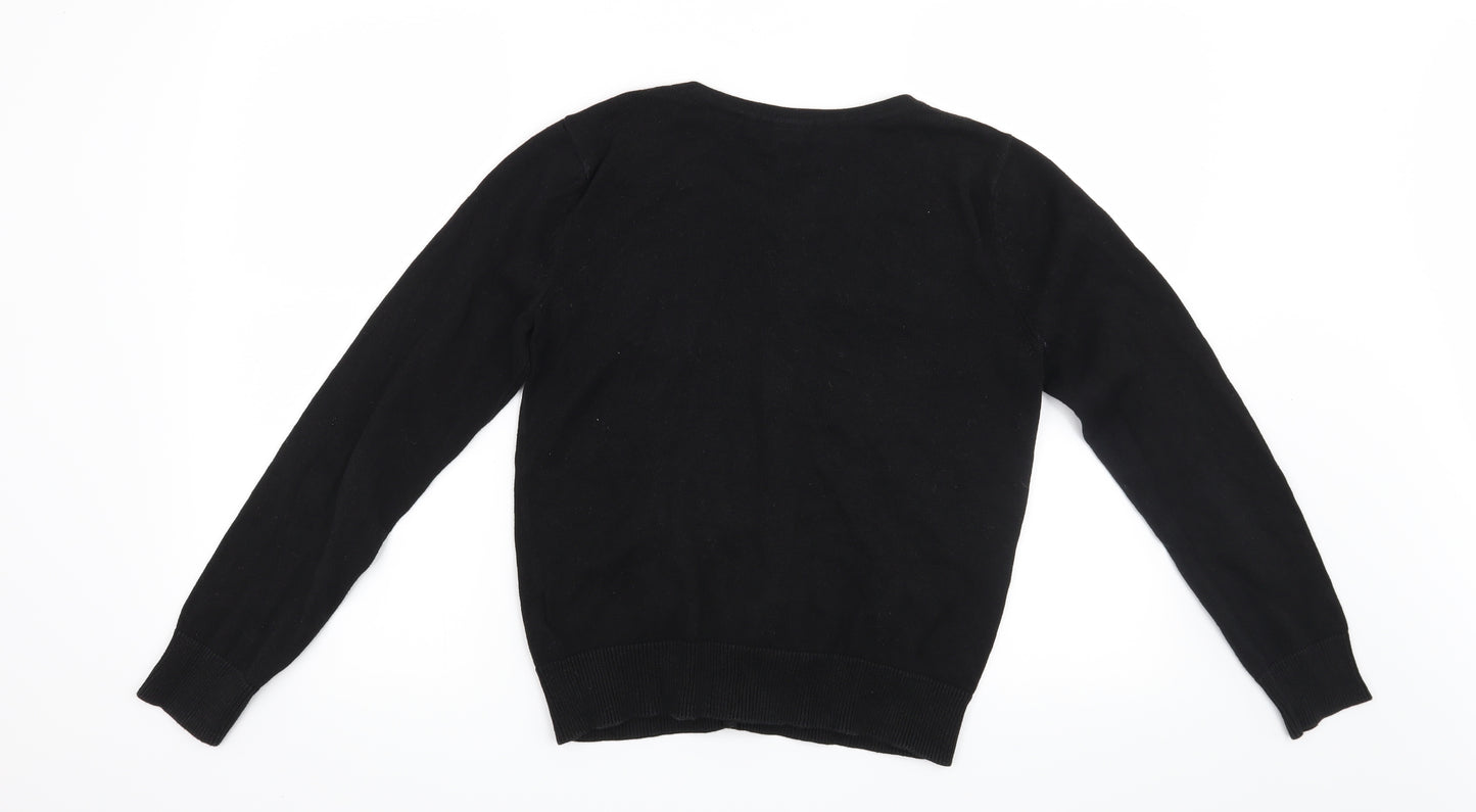 H&M Womens Black   Cardigan Jumper Size S