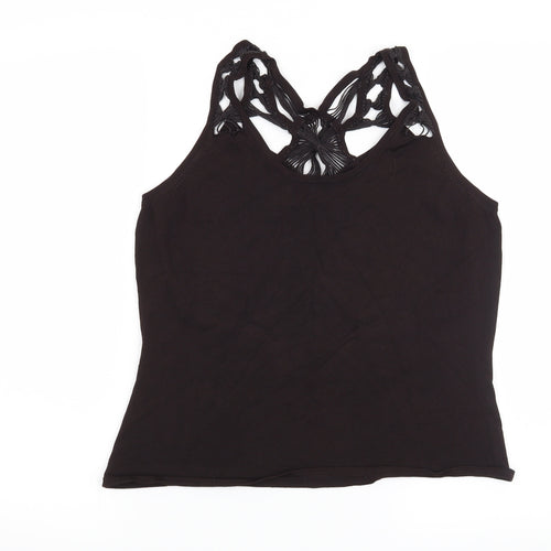 Spirit Womens Black   Basic Blouse Size 16