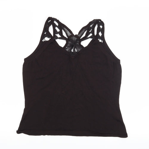 Spirit Womens Black   Basic Blouse Size 16
