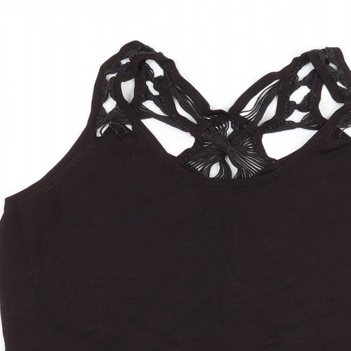 Spirit Womens Black   Basic Blouse Size 16