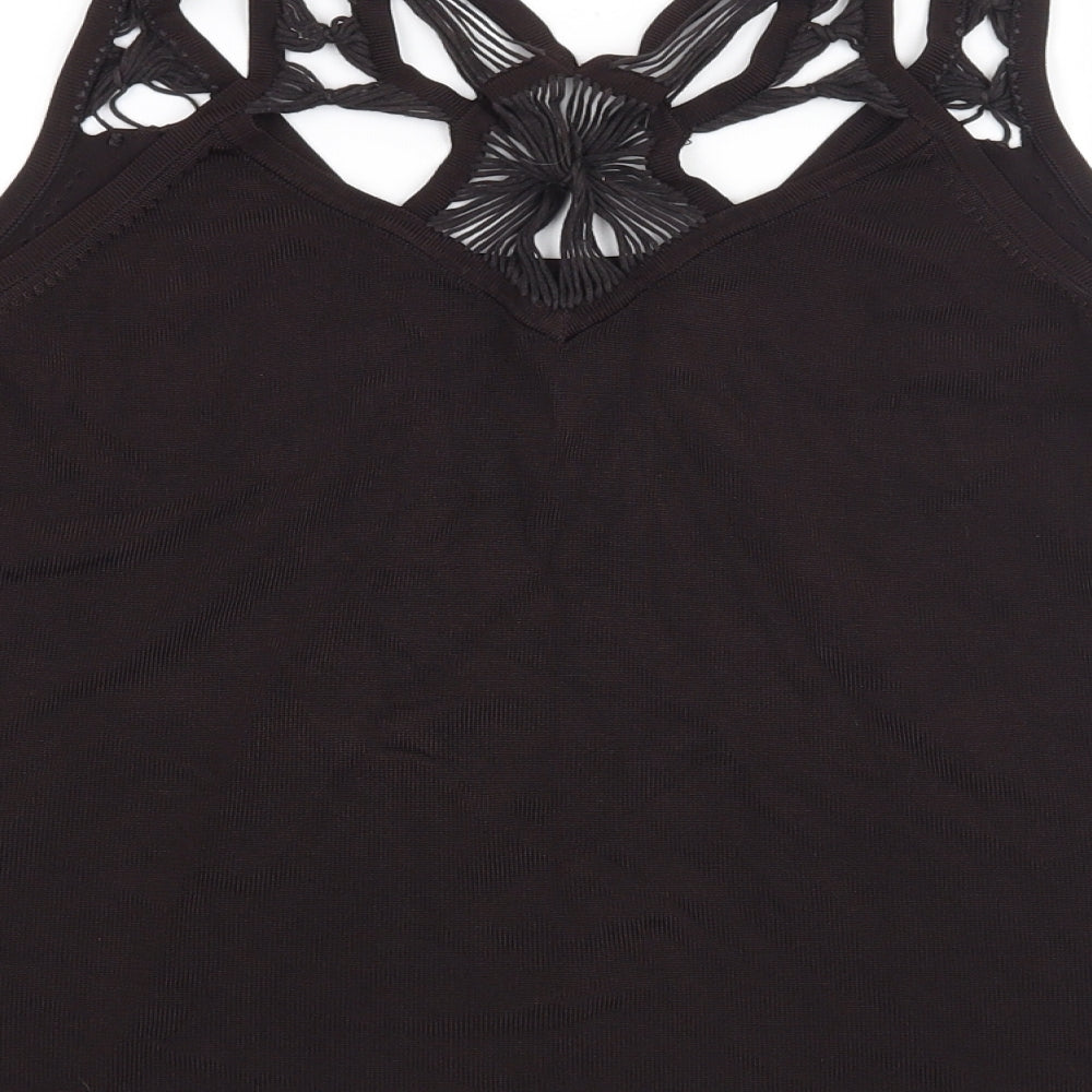 Spirit Womens Black   Basic Blouse Size 16