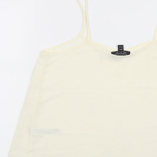 Topshop Womens Beige   Basic Blouse Size 8