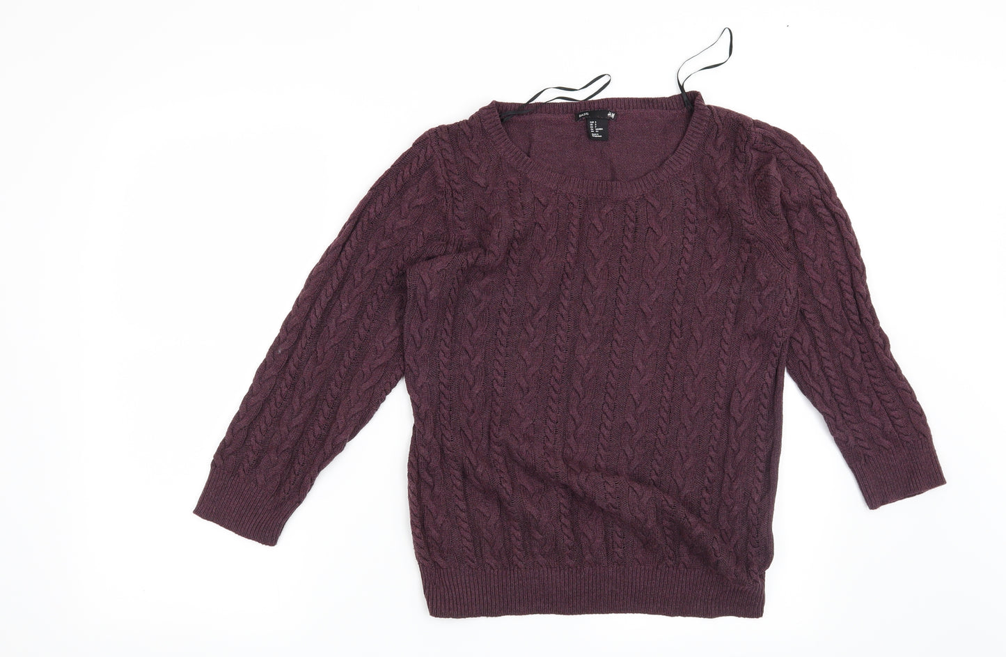 H&M Womens Purple   Pullover Jumper Size S