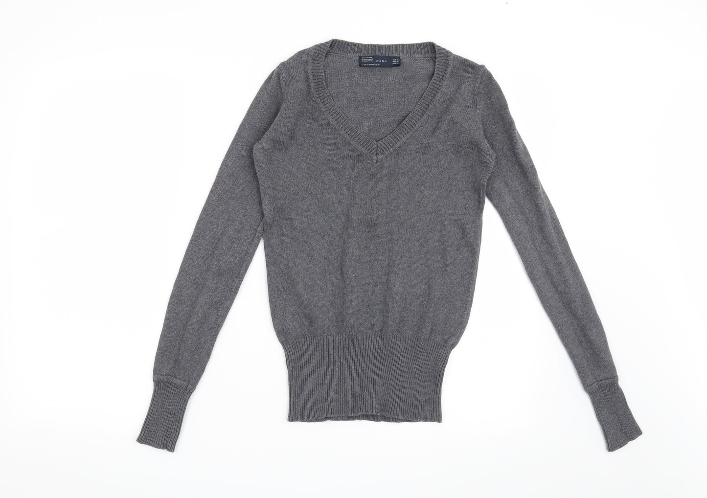 Zara Womens Grey   Pullover Jumper Size S