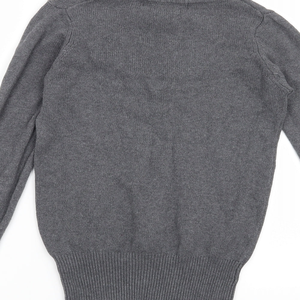 Zara Womens Grey   Pullover Jumper Size S
