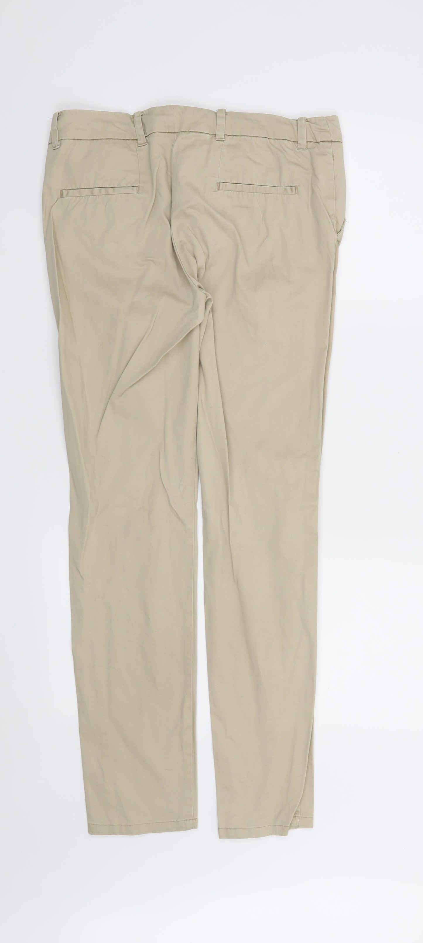 Mango Womens Beige   Trousers  Size 10 L30 in