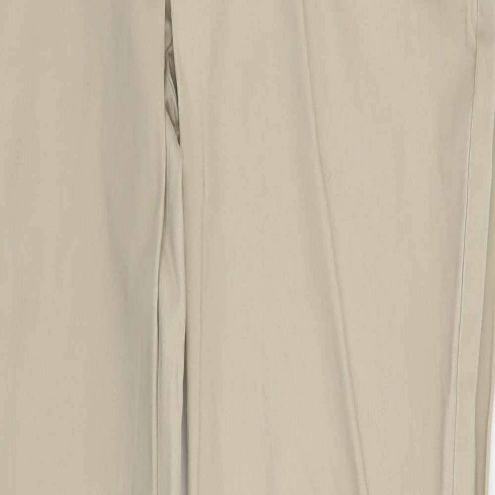 Mango Womens Beige   Trousers  Size 10 L30 in