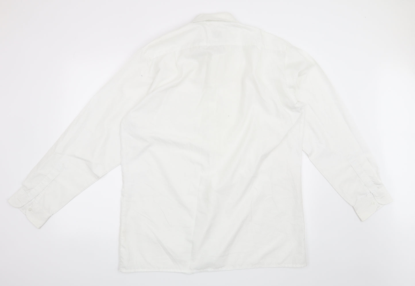 Burton Mens White    Dress Shirt Size 16.5