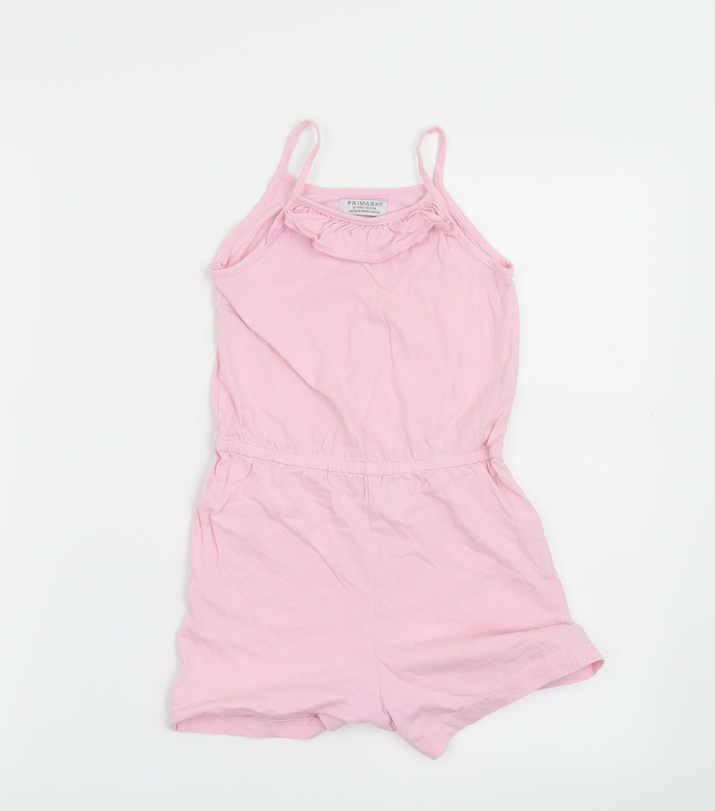 Primark Girls Pink   Playsuit One-Piece Size 6-7 Years