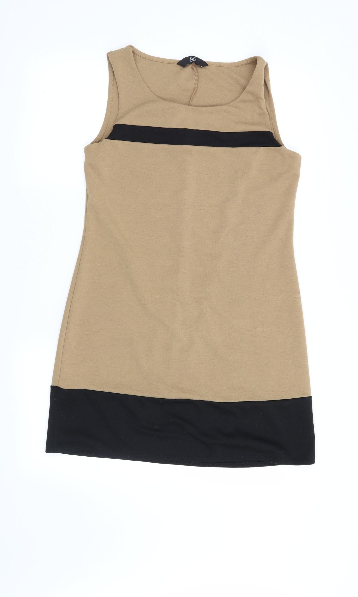 F&F Womens Brown Striped  Shift  Size 10