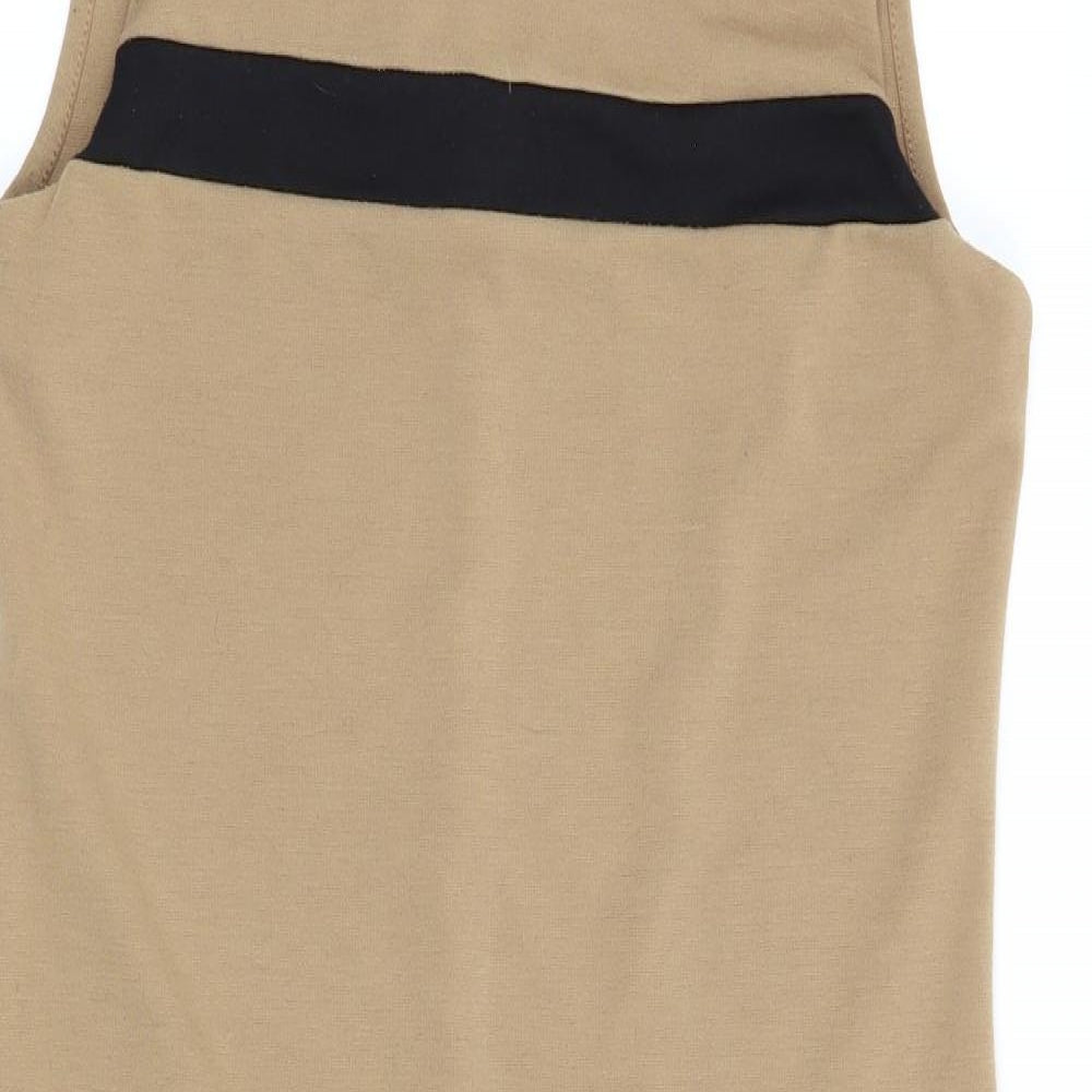 F&F Womens Brown Striped  Shift  Size 10