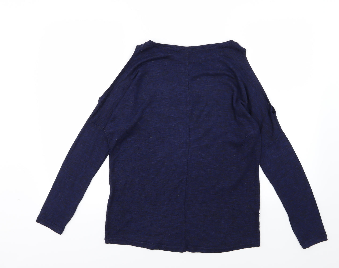 Amisu Womens Blue  Knit Pullover Jumper Size XS  - Cold shoulder