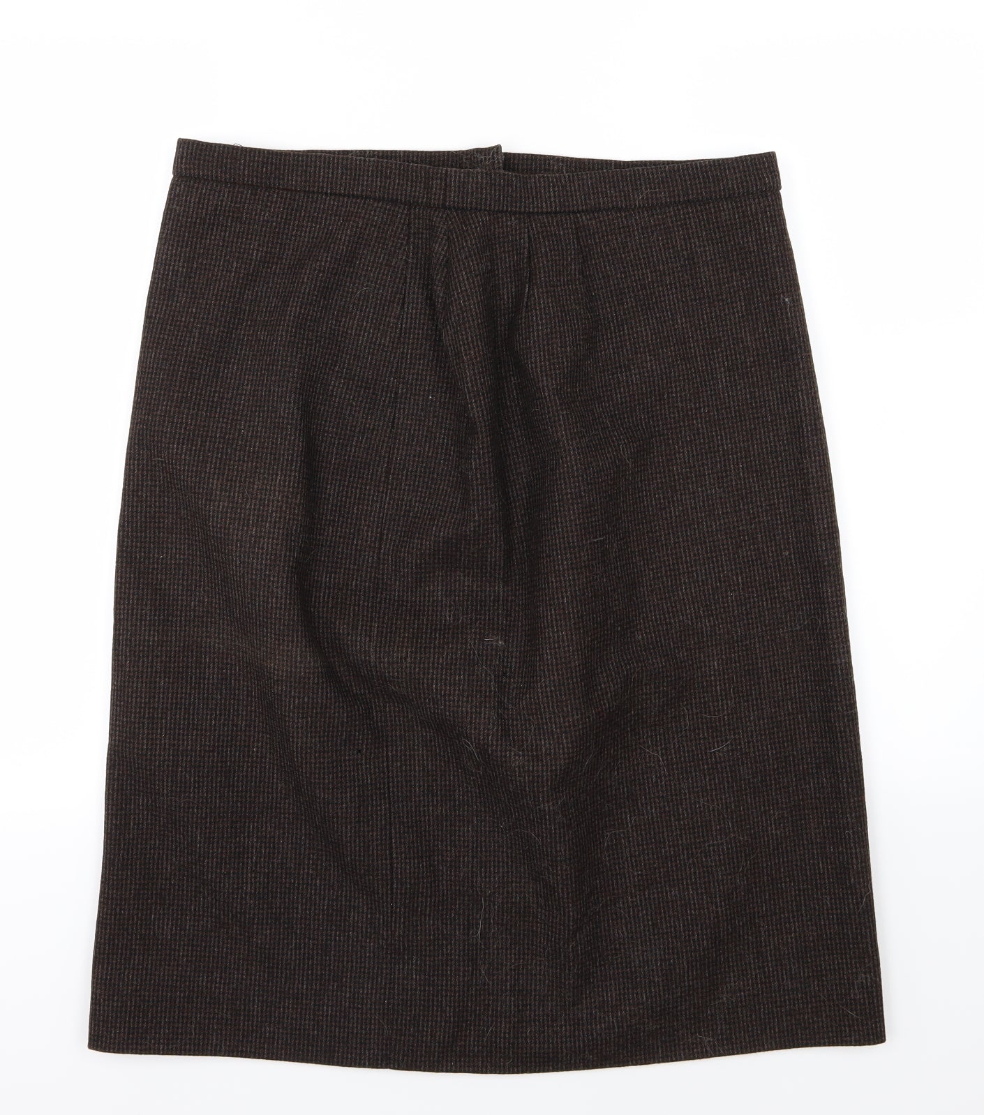 Preworn Womens Brown   A-Line Skirt Size 34 in