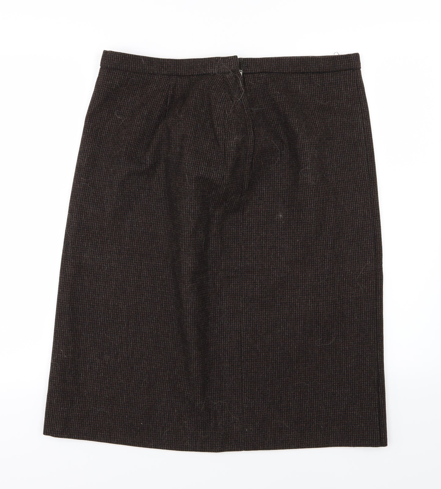 Preworn Womens Brown   A-Line Skirt Size 34 in