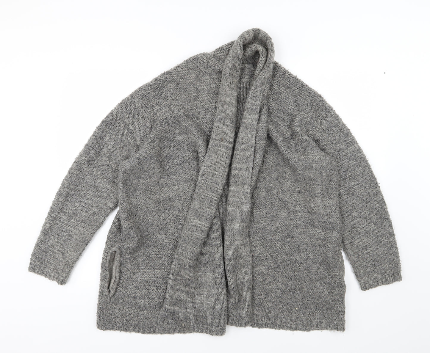 George Womens Grey  Knit Cardigan Jumper Size 18