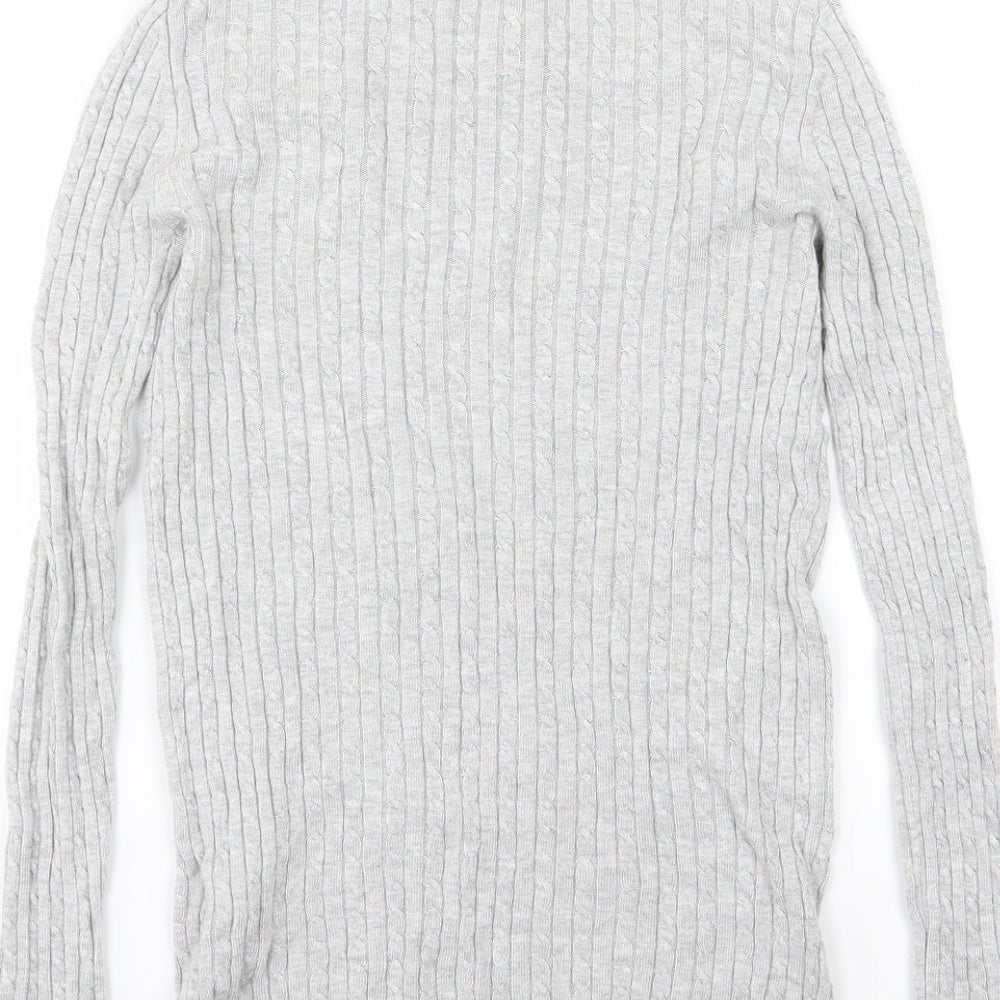 Primark Womens Grey  Knit Pullover Jumper Size 6