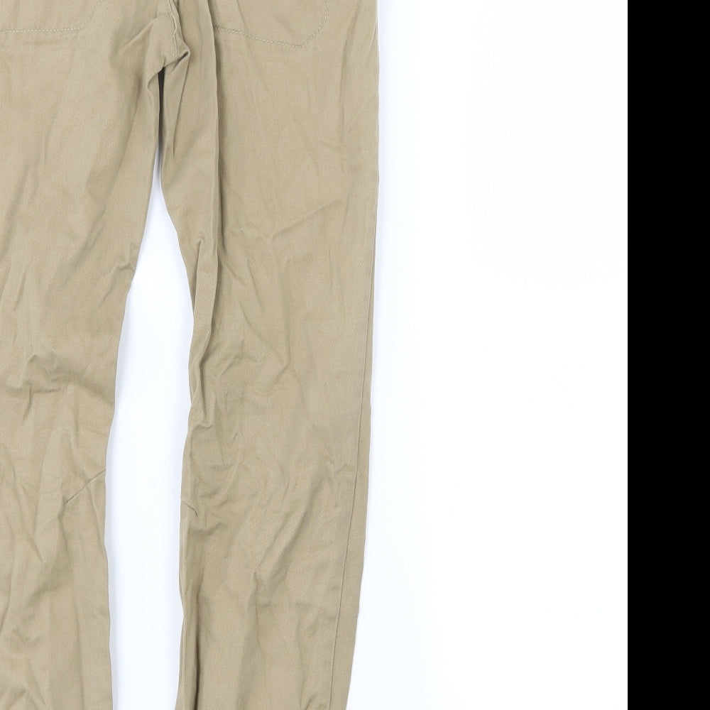 Blue Zoo Boys Brown   Chino Trousers Size 12 Years