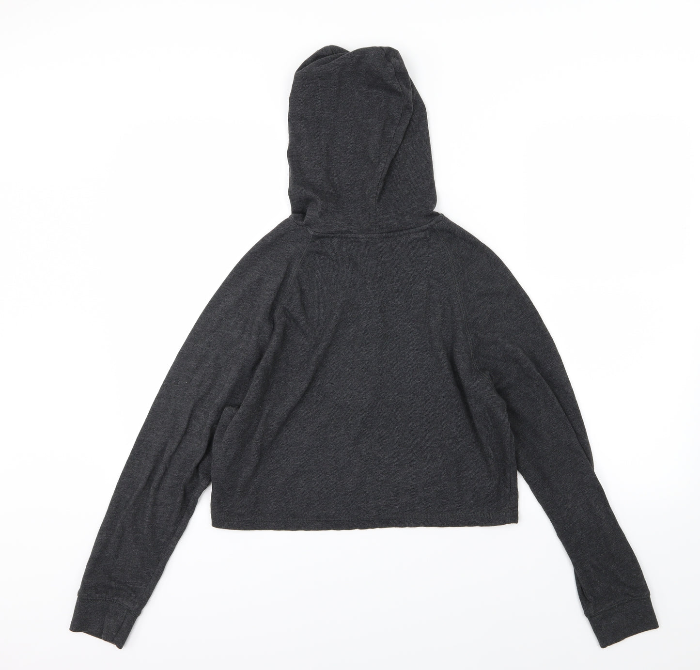 Divided by H&M Womens Grey  Jersey Pullover Hoodie Size S  - Cropped