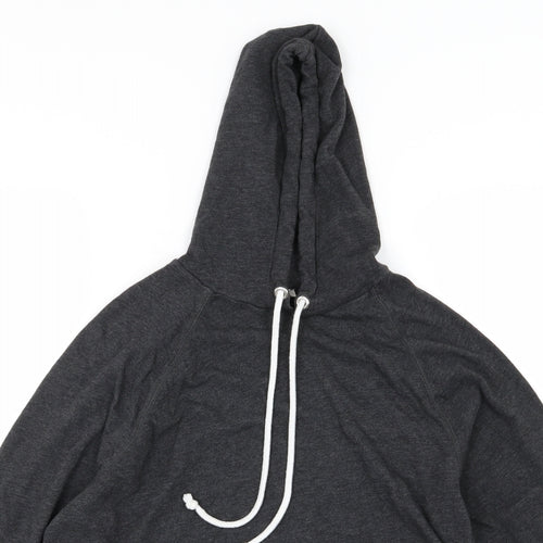 Divided by H&M Womens Grey  Jersey Pullover Hoodie Size S  - Cropped