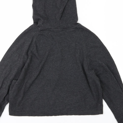 Divided by H&M Womens Grey  Jersey Pullover Hoodie Size S  - Cropped