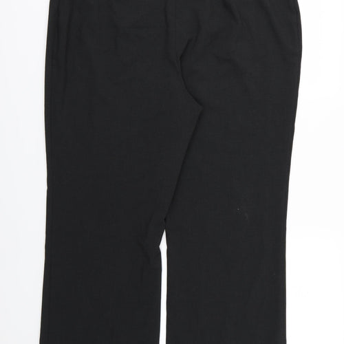 Marks and Spencer Womens Grey  Rayon Trousers  Size 40 in L27 in
