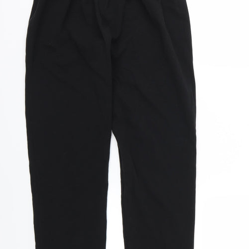 Preworn Womens Black  Rayon Trousers  Size M L27 in