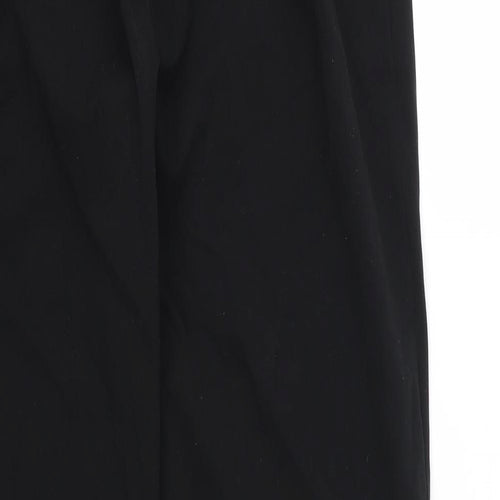Preworn Womens Black  Rayon Trousers  Size M L27 in