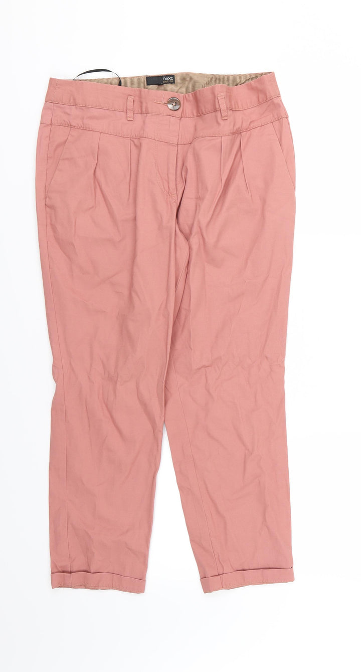 NEXT Womens Pink   Trousers  Size 12 L24 in