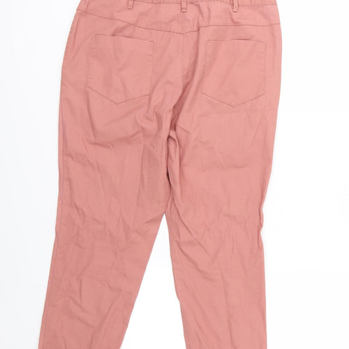 NEXT Womens Pink   Trousers  Size 12 L24 in