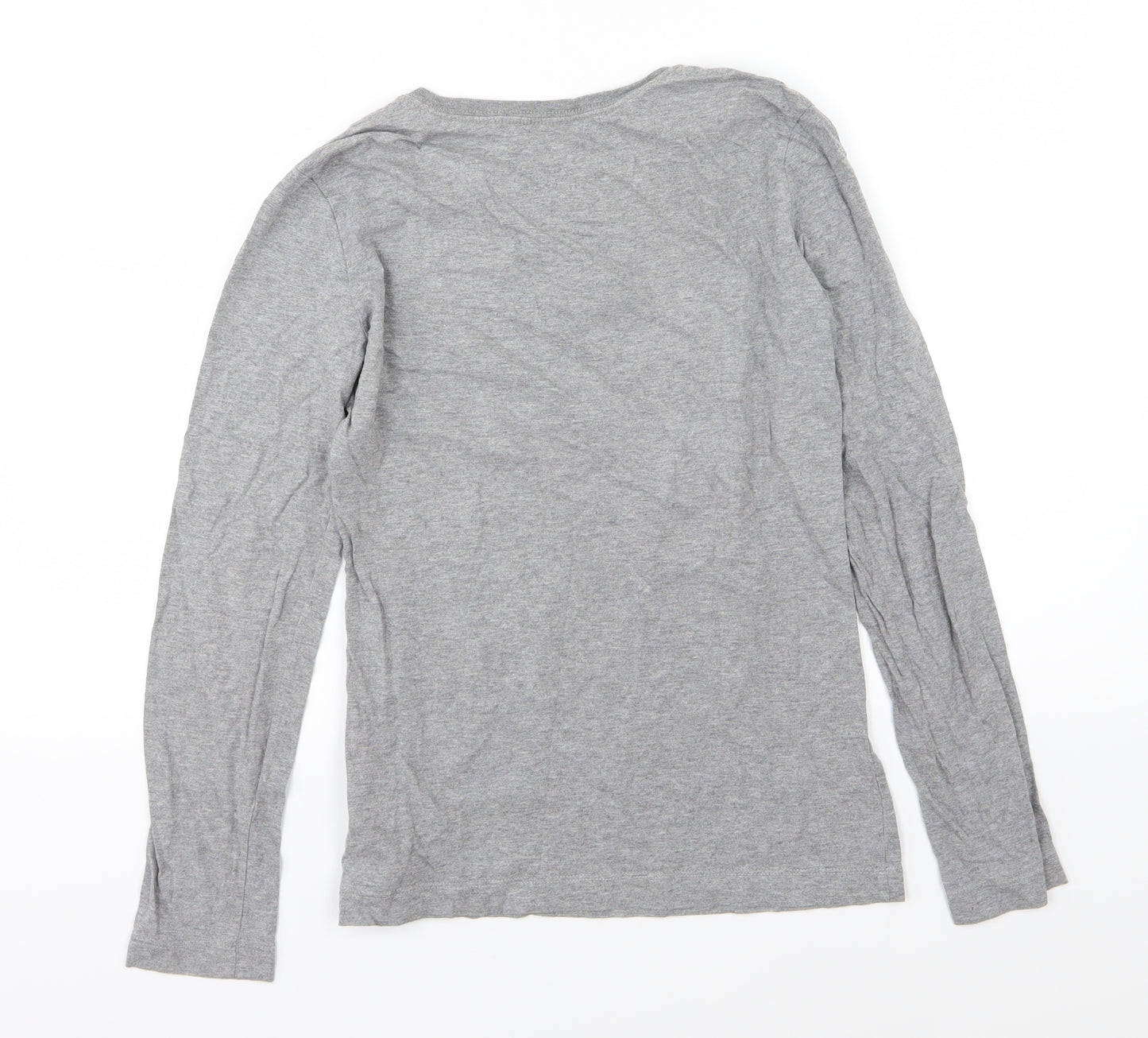 Nike Womens Grey  Jersey Basic T-Shirt Size S