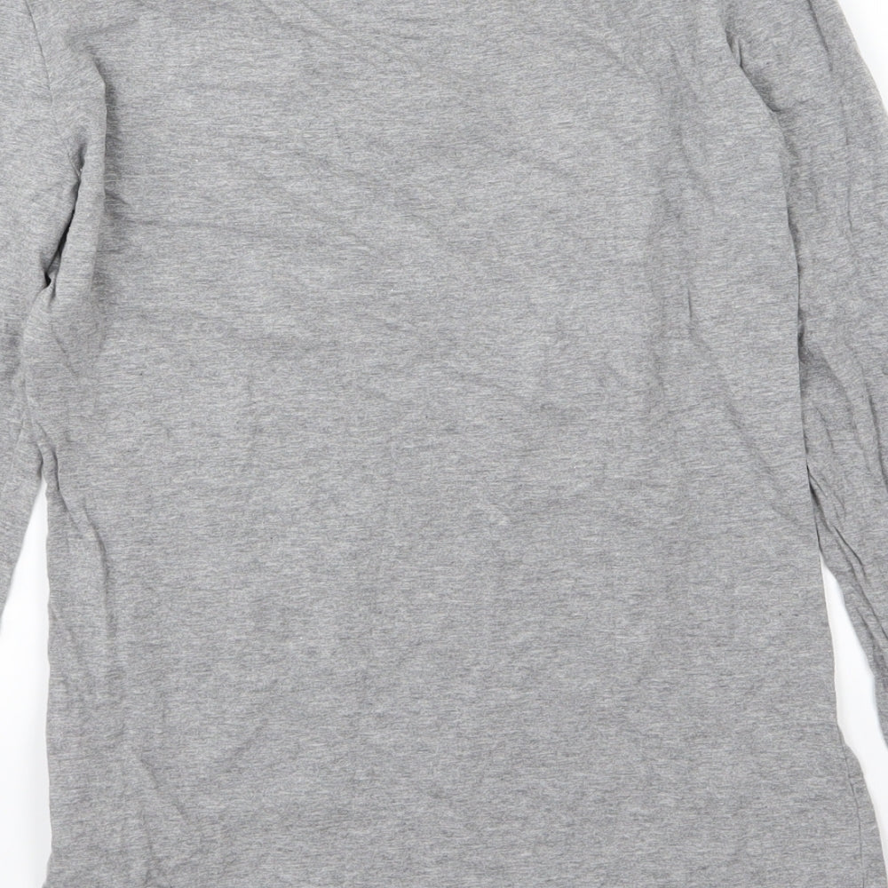 Nike Womens Grey  Jersey Basic T-Shirt Size S